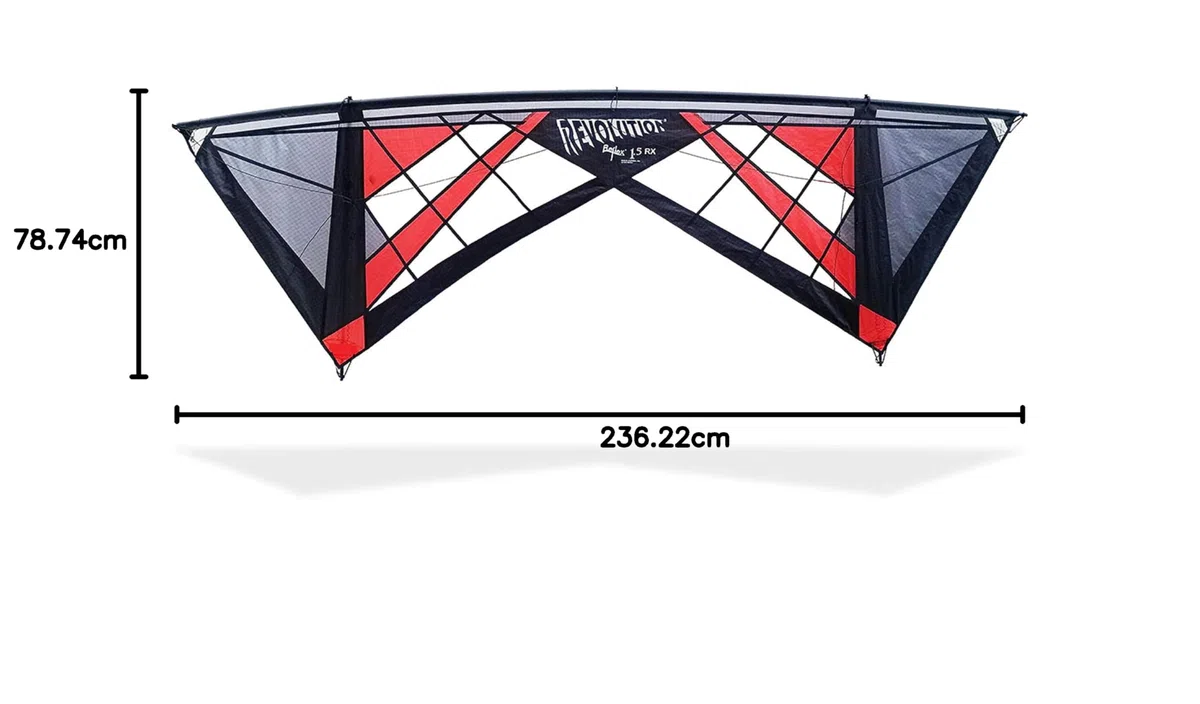 Drachen 4 Linien Reflex 1.5 RX Spiderweb, Rot
