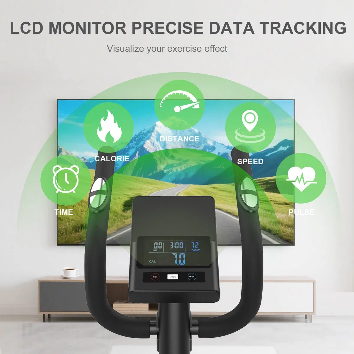 Crosstrainer für Zuhause,Ellipsentrainer mit 16 Widerstandsstufen,Bluetooth App,Flaschenhalter,Ultraleiser Magnetischer Crosstrainer mit Rutschfestem Pedal,Transporträder bis 130KG