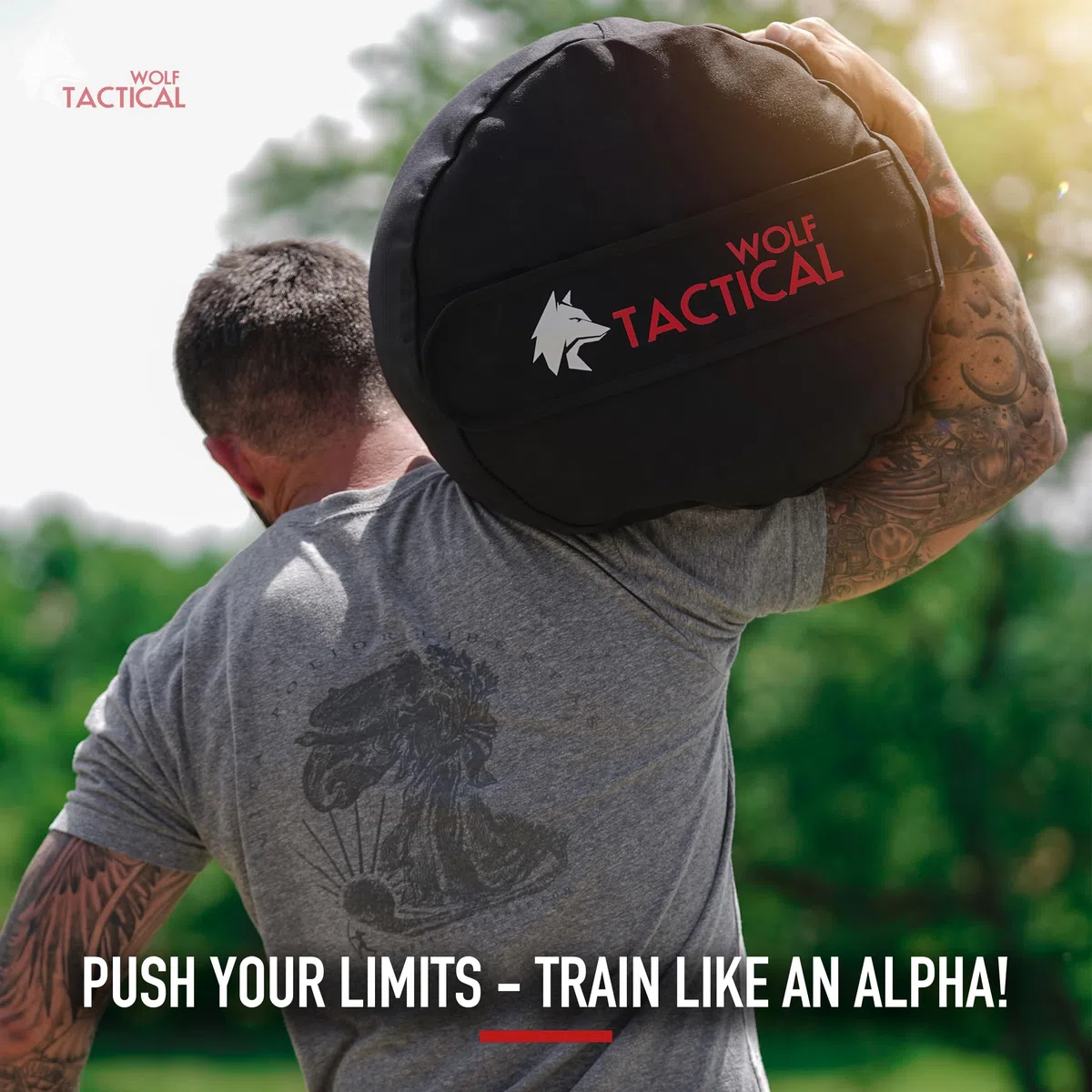 Wolf Tactical Sandbag Workout Bag Sand Bags for Weight Training Workout Sandbag Fitness Sand Bag