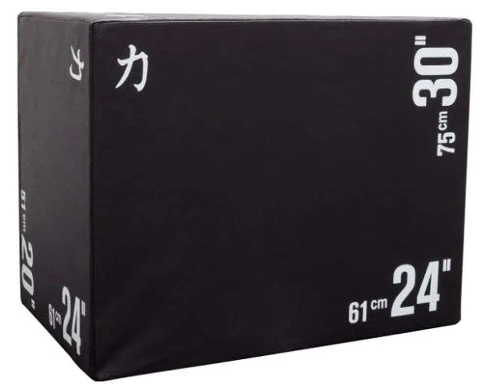 Strength Shop 3 in 1 Soft Plyo Box 75 x 61 x 51 cm - Plyometric Jump Sprungbox 20" x 24" x 30"