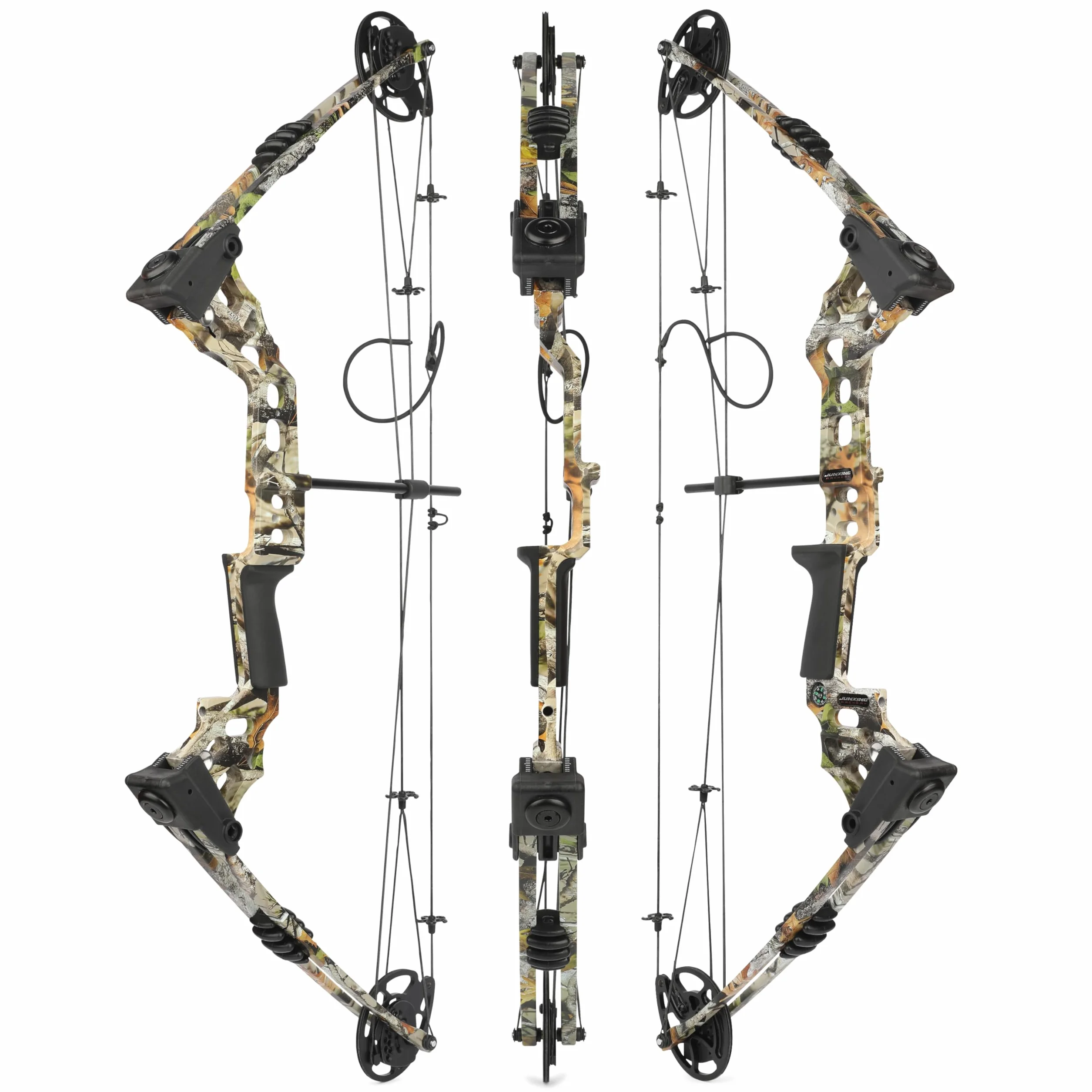 Bogenschießen CompoundBogen Set, Jagd & Targeting, 20-70lbs einstellbar, IBO 320FPS, 34" Erwachsene Bogen, Jagdbogen
