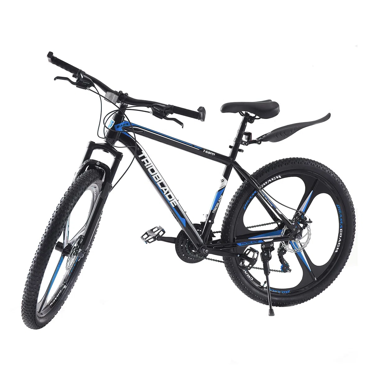 24/26/27.5 Zoll Allterrain Mountainbike,21-Gang Shimano Erwachsener Mountainbike mit Scheibenbremse und Schlammbrett,High-Carbon Stahlrahmen MTB Fahrrad,Mehrere Farbe