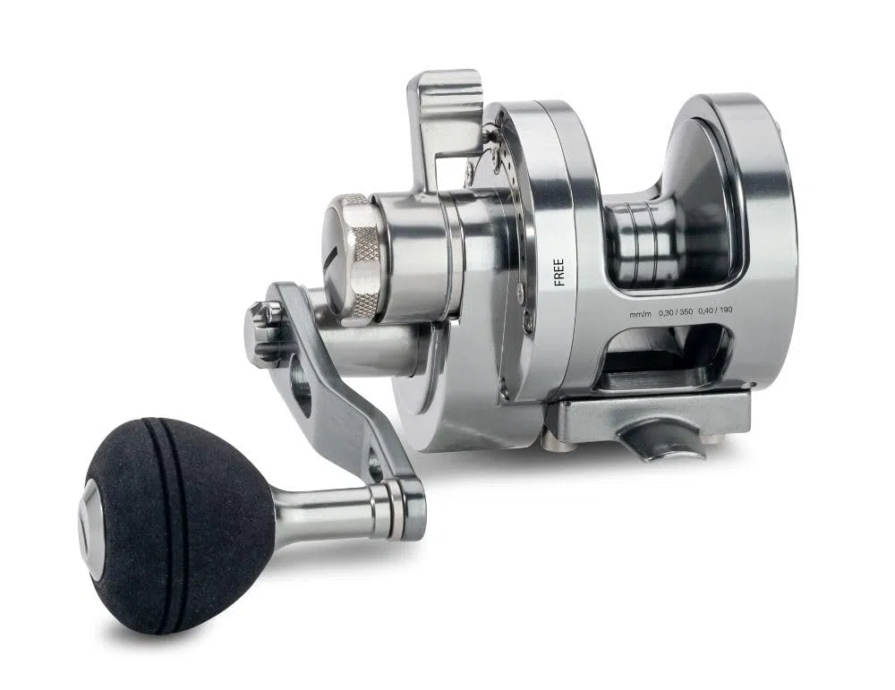 Full Metal Jig SD-4001LH, Jigging-Multirolle, Aluminium-Gehäuse, Meeresangel, Linkshand, Norwegenrolle, Multirolle