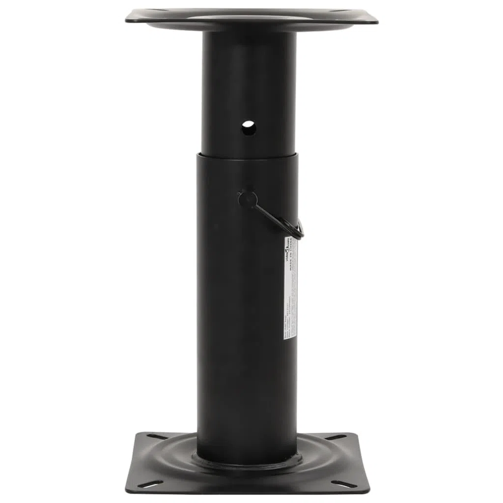 Klappbarer Bootssitz mit hoher Rückenlehne, 2-teiliges Set aus PVC und PU, verstellbare Konsole aus Stahl für Segelboot, Segelyacht, Jolle, Cockpit, Deck und Marina