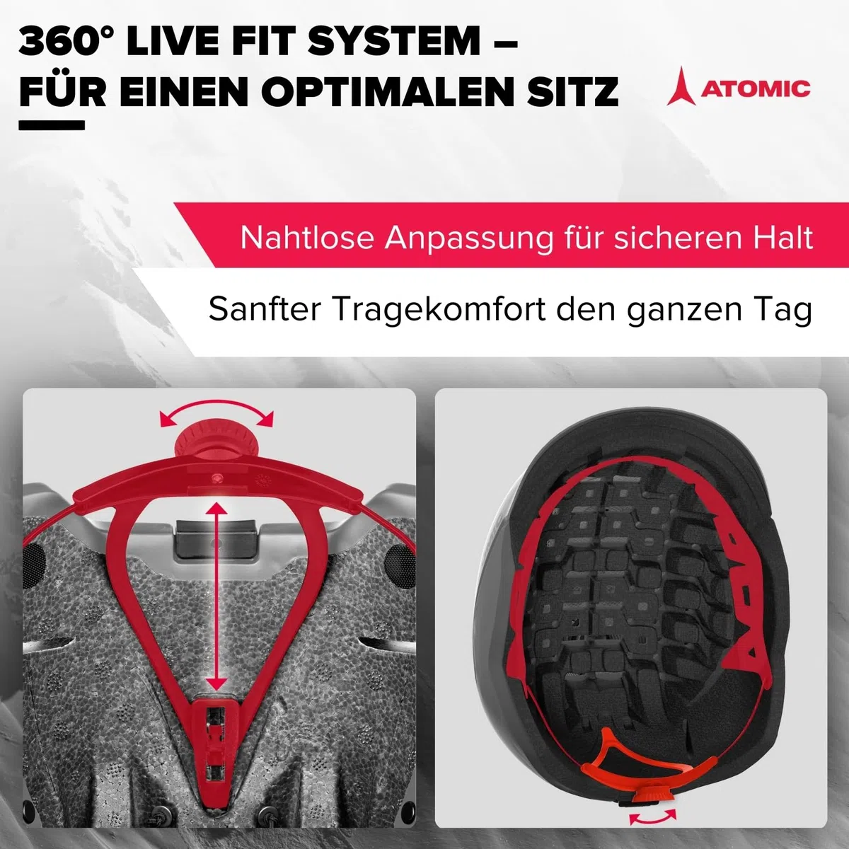 ATOMIC SAVOR VISOR JR Skihelm mit Visier - Für Kinder & Jugendliche - Max. Stoßdämpfung - Active Aircon Belüftung - Brille mit High End-Verspiegelung