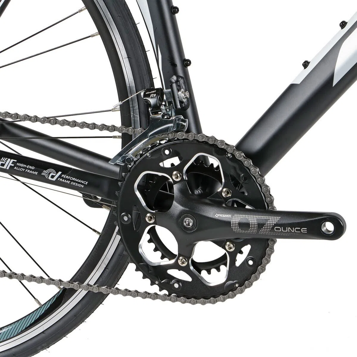 28 Zoll Rennrad Wizard Spark 2.5 Claris 16 Gang Race Bike Fahrrad Rh 56cm schwarz