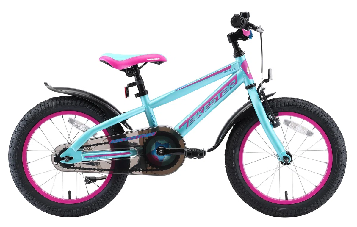 BIKESTAR Kinderfahrrad 16 Zoll für Mädchen und Jungen ab 4-5 Jahre | 16er Kinderrad Mountainbike | Fahrrad für Kinder | Risikofrei Testen