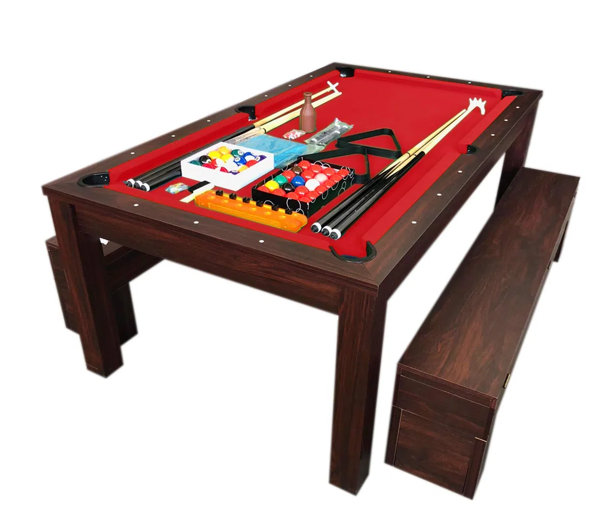 Billardtisch Billard 7 FT Neue Billard-Spiel mit Tischplatte und Containerbänke