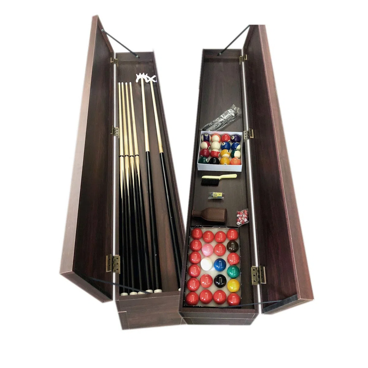 Billardtisch Billard Billard-Spiel mit Containerbänke 8FT Leonida GRÜN Neue