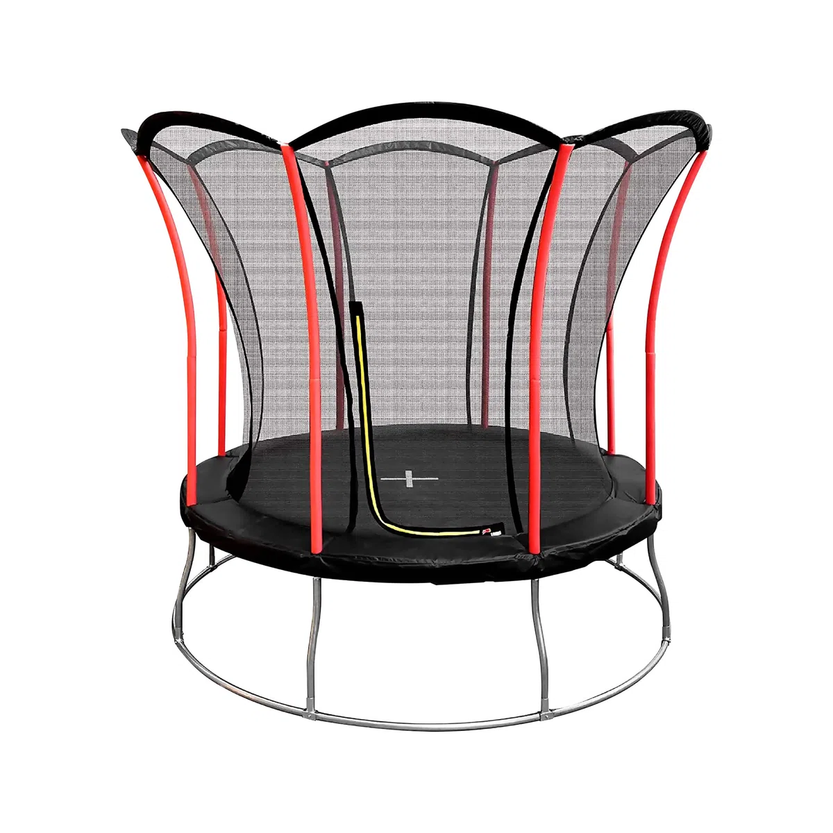 Ultrasport Lotus Gartentrampolin, Outdoor-Trampolin in 4 Durchmessern, galvanisch verzinkter Rahmen, Kindertrampolin mit toller Sicherheitsausstattung, ø