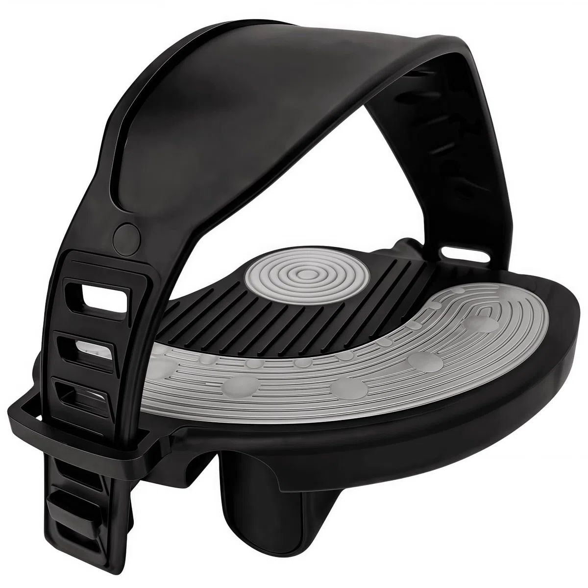 YBEKI 1 Paar Premium Heimtrainer Pedale mit Riemen – 9/16″ (14,3 mm) & 1/2″ (12,7 mm) Spindel – Universell kompatibel mit Peloton, Schwinn, Kettler, Christopeit – Indoor Cycling Pedale