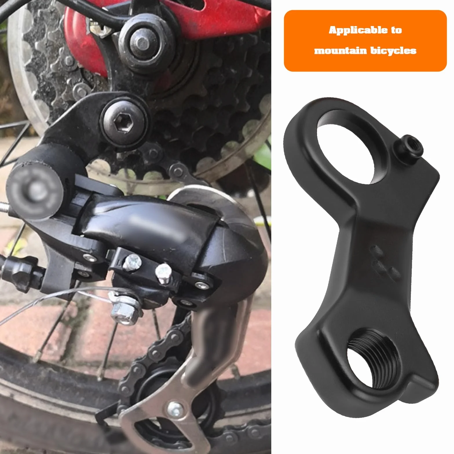 Fahrrad-Umwerferaufhänger Schaltauge für Hinten Schaltauge für Hinten Fahrrad-Endhaken Kompatibel mit Cube Axial WS/Agree C/Cross Race # 10063 / # RR 16-03240