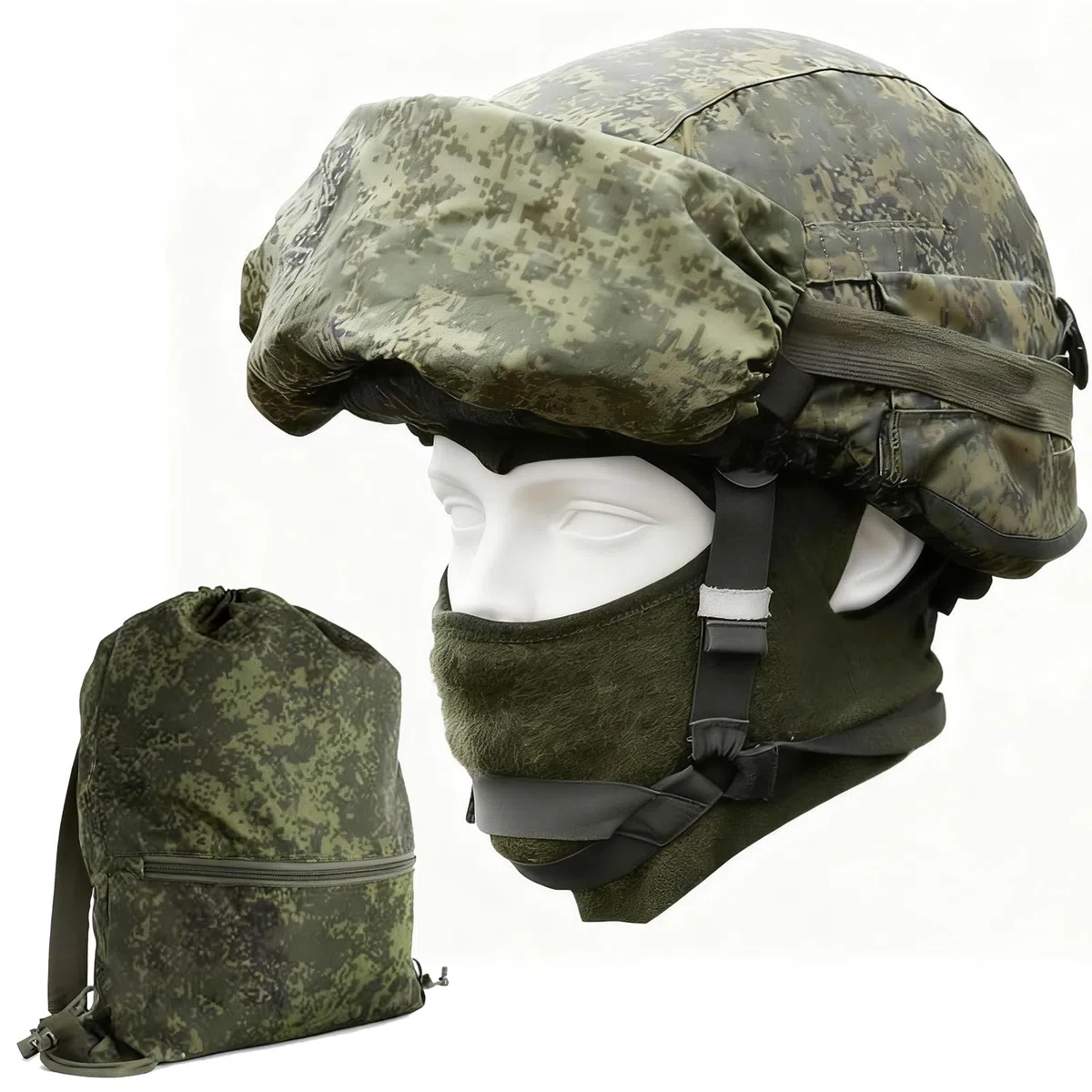 Komplettes Set Russischer Ausrüstung, Schnelle Taktische Stoßhelme, Grüne Camouflage-Cosplay-Outdoor-Feld-Airsoft-Paintball-Ausrüstung