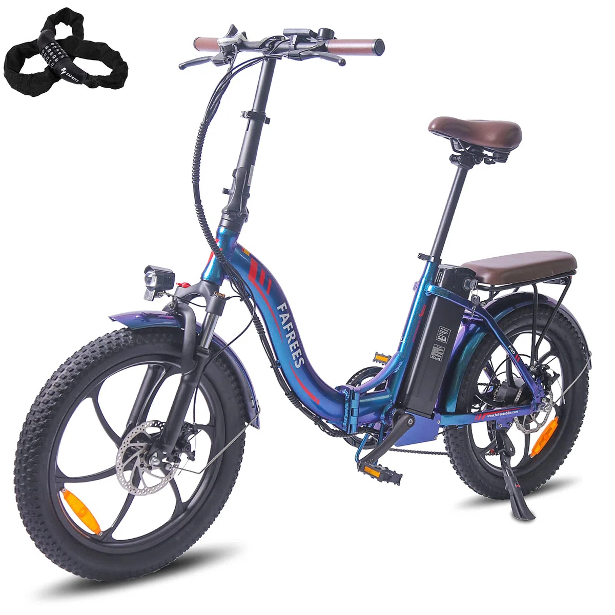 Fafrees F20 PRO Herren E Bike Klapprad 20 Zoll Fatbike [ Offiziell ] Elektrofahrrad 36V 20AH Akku, Damen E-Bike Elektrisch Fahrrad 250W, Ebike 25km/h, Klappbar E Mountainbike Erwachsene 140kg