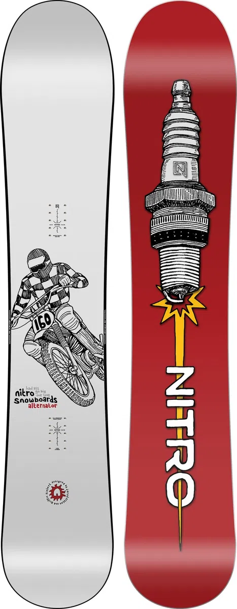 NITRO Snowboards Herren ALTERNATOR BRD´25, Allmountainboard, Directional, True Camber, All-Terrain, Mid-Wide bis Wide, je nach
