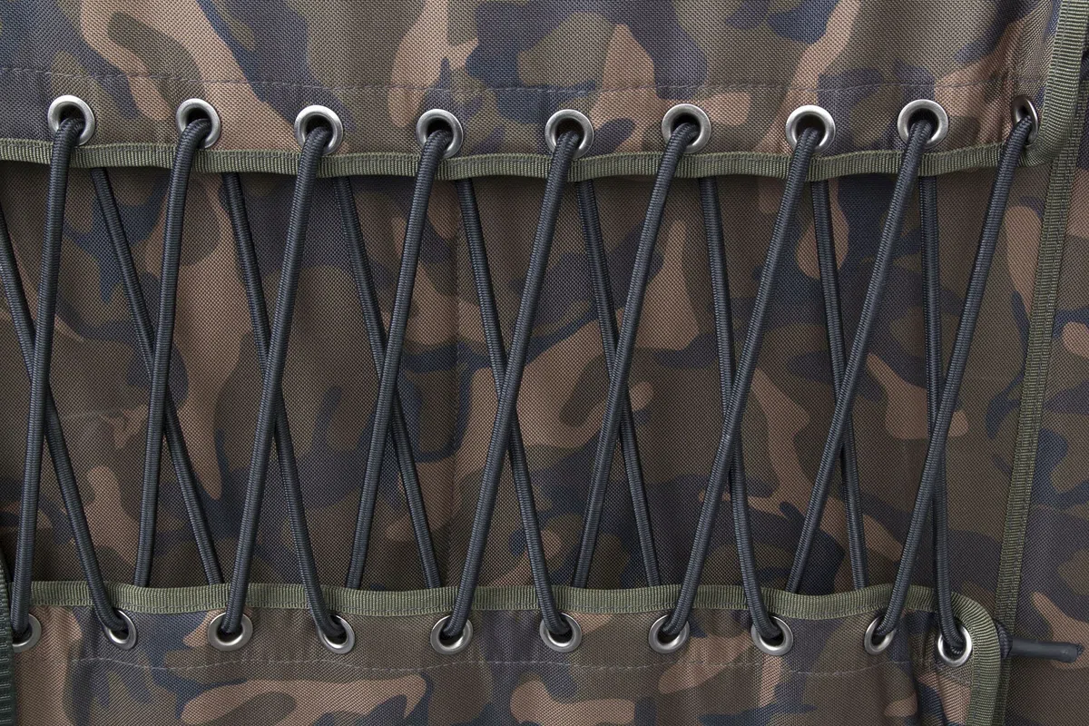 Fox Royale Camo Compact Bedchair 205x85cm Karpfenliege, Angelliege zum Karpfenangeln, Liege zum Nachtangeln