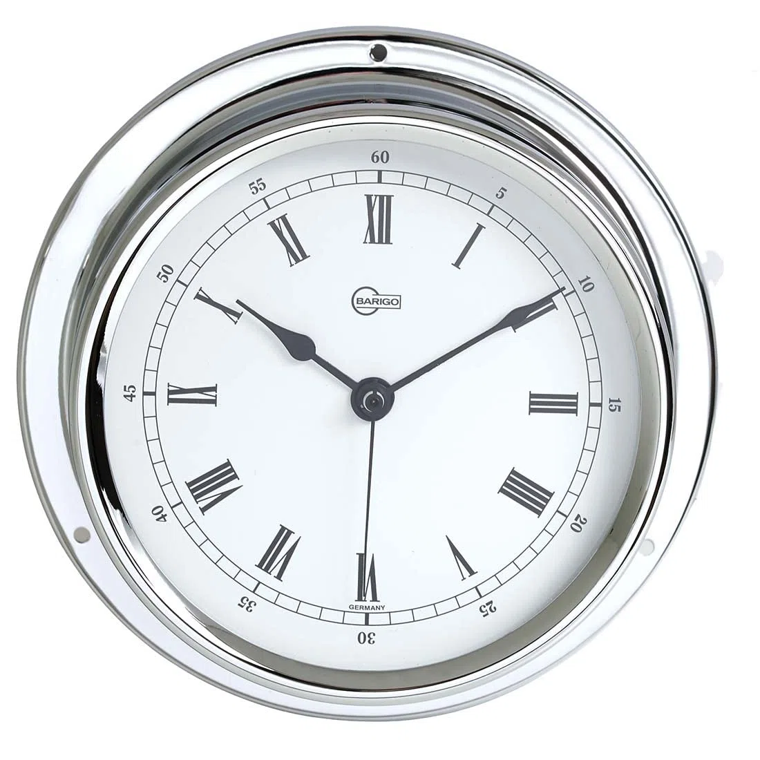Barigo Regatta 684cr Schiffsuhr Chrom römisch 120mm