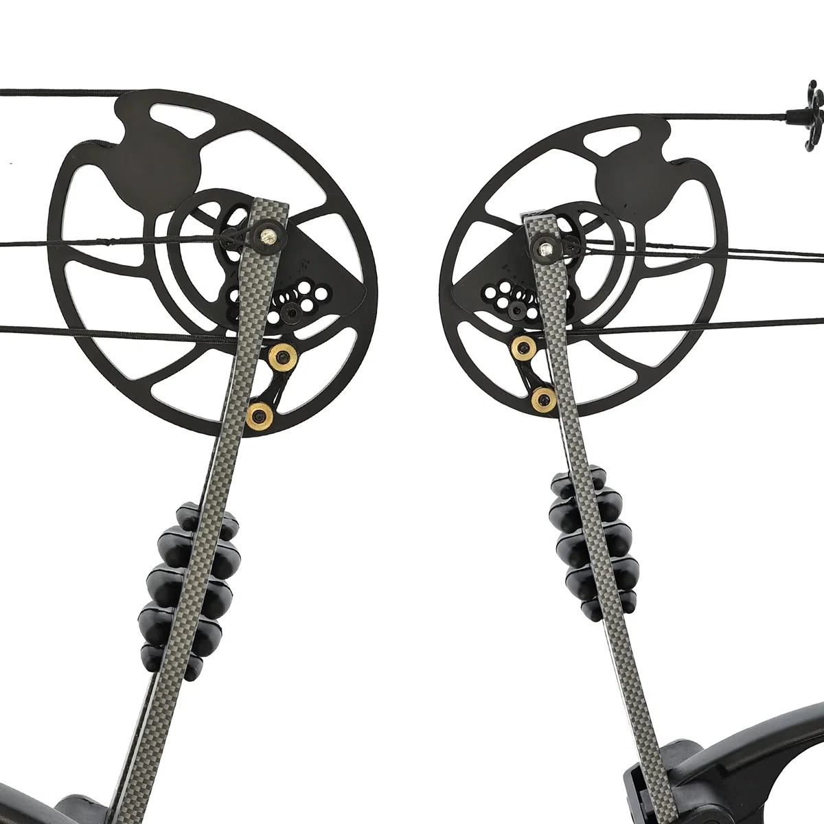 Drake Pathfinder Starter Compoundbogen Set RH 40–65 lbs einstellbar 320fps | Bogenschießen Kit mit Zubehör für Erwachsene Jugend Anfänger Jagdbogen