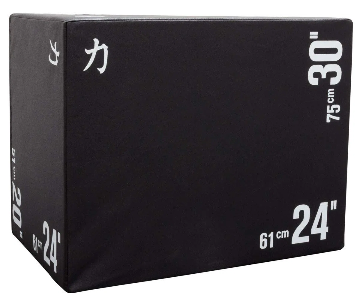Strength Shop 3 in 1 Soft Plyo Box 75 x 61 x 51 cm - Plyometric Jump Sprungbox 20" x 24" x 30"