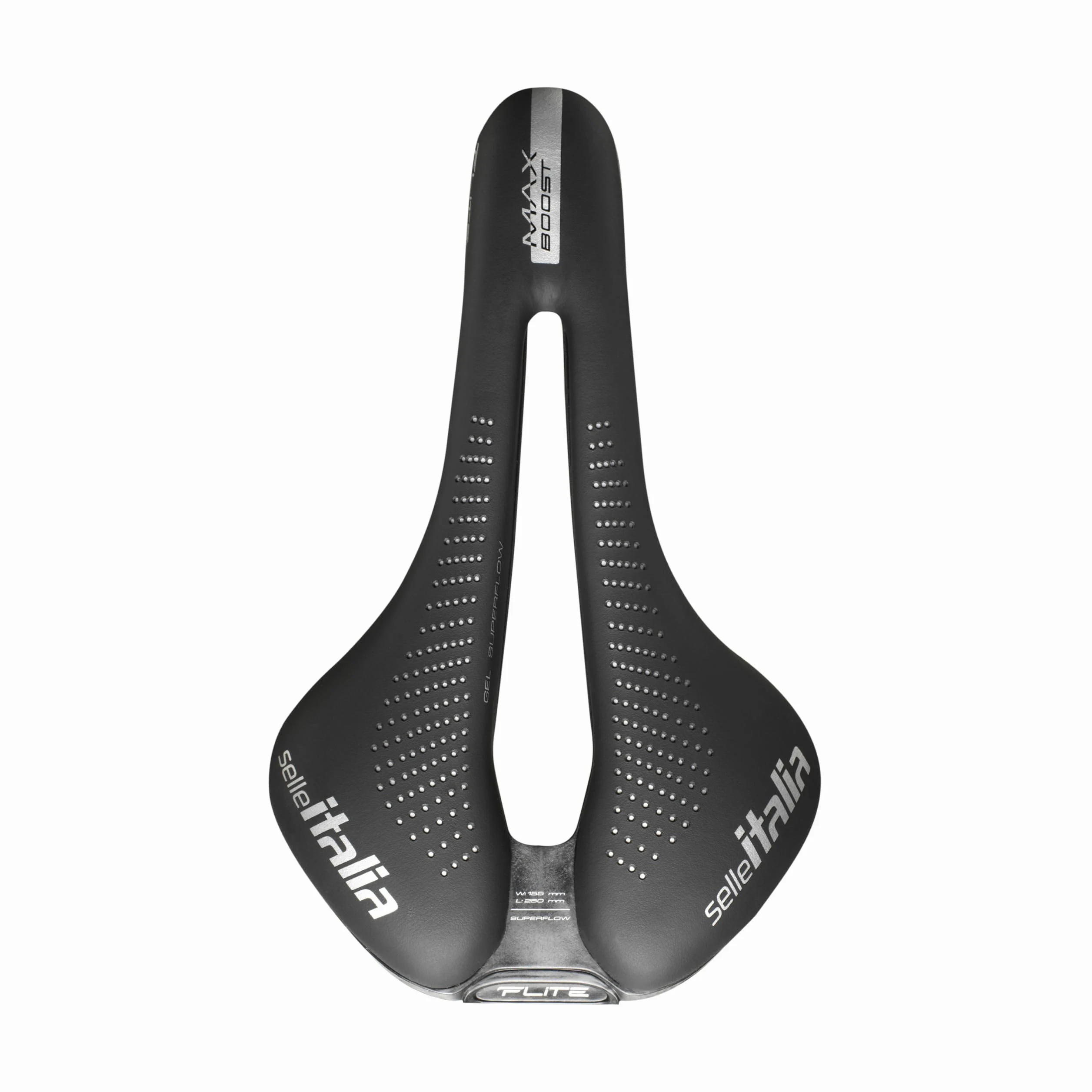 MAX FLITE Boost Gel Superflow Sattel schwarz - L3