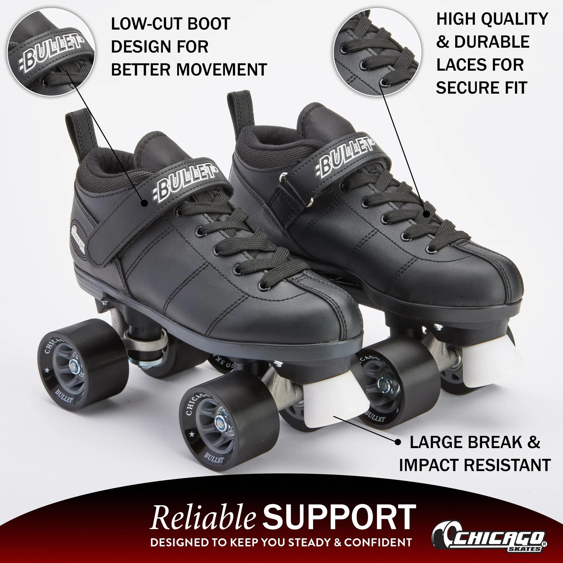 Chicago Skates Bullet Herren Speed Rollschuh