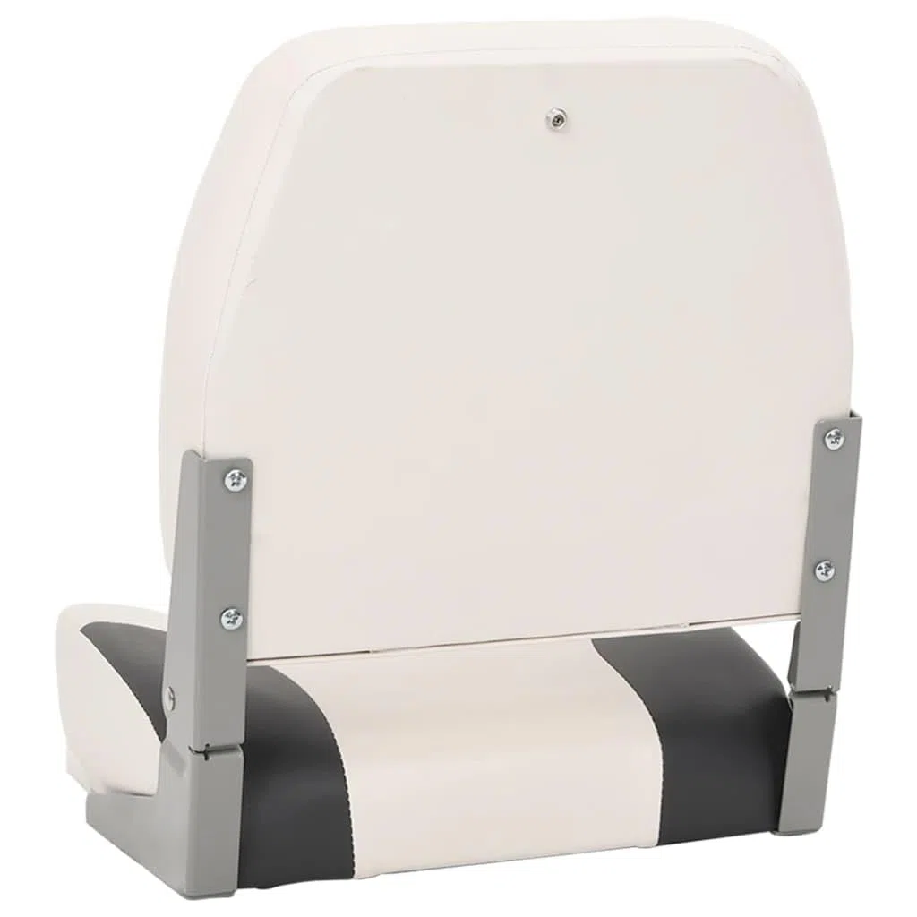 Mangloder Bootssitze 2er Set mit Hoher Rückenlehne Klappbar 41x36x48 cm für Wasserfahrzeuge, Yacht, Segelboot, Cockpit, Deck, robust, langlebig, wasserfest, komfortabel, leicht zu reinigen
