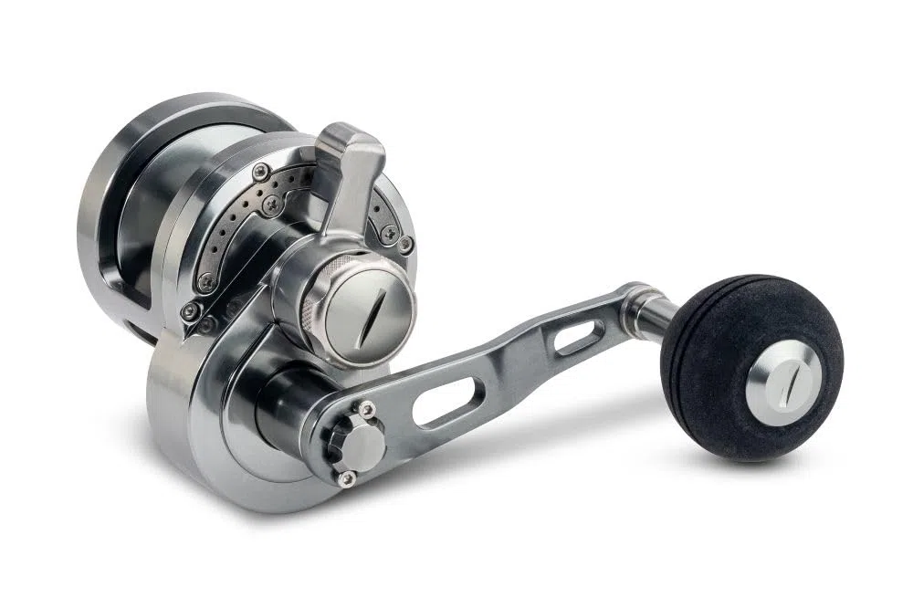 Full Metal Jig SD-4001LH, Jigging-Multirolle, Aluminium-Gehäuse, Meeresangel, Linkshand, Norwegenrolle, Multirolle