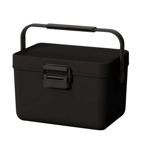 Isolierte Kühlbox - Harte Lunchbox mit Griff für Essen und Getränke - Ideal für Camping, Reisen und Zuhause