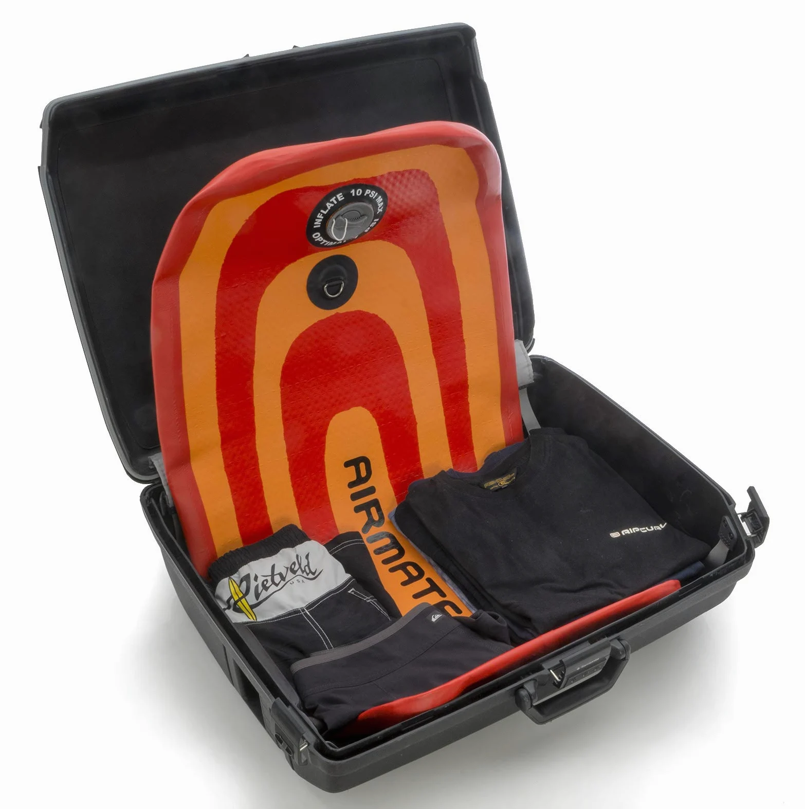 AIRMATE XL 46" Bodyboard Premium - Sportgerät für große Erwachsene 190cm+ - Aufblasbar & Kompakt - Weltweit einzigartig in 4 Größen - Seit 2012 Bewährt - 10+ Jahre haltbar