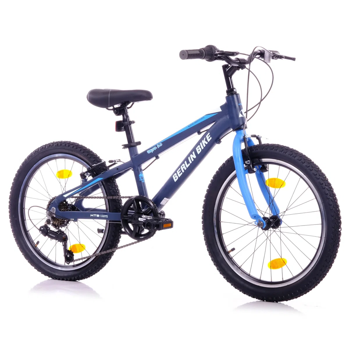 Grizz 20 Zoll Mountainbike - Leichter Aluminiumrahmen - 7-Gang Shimano
