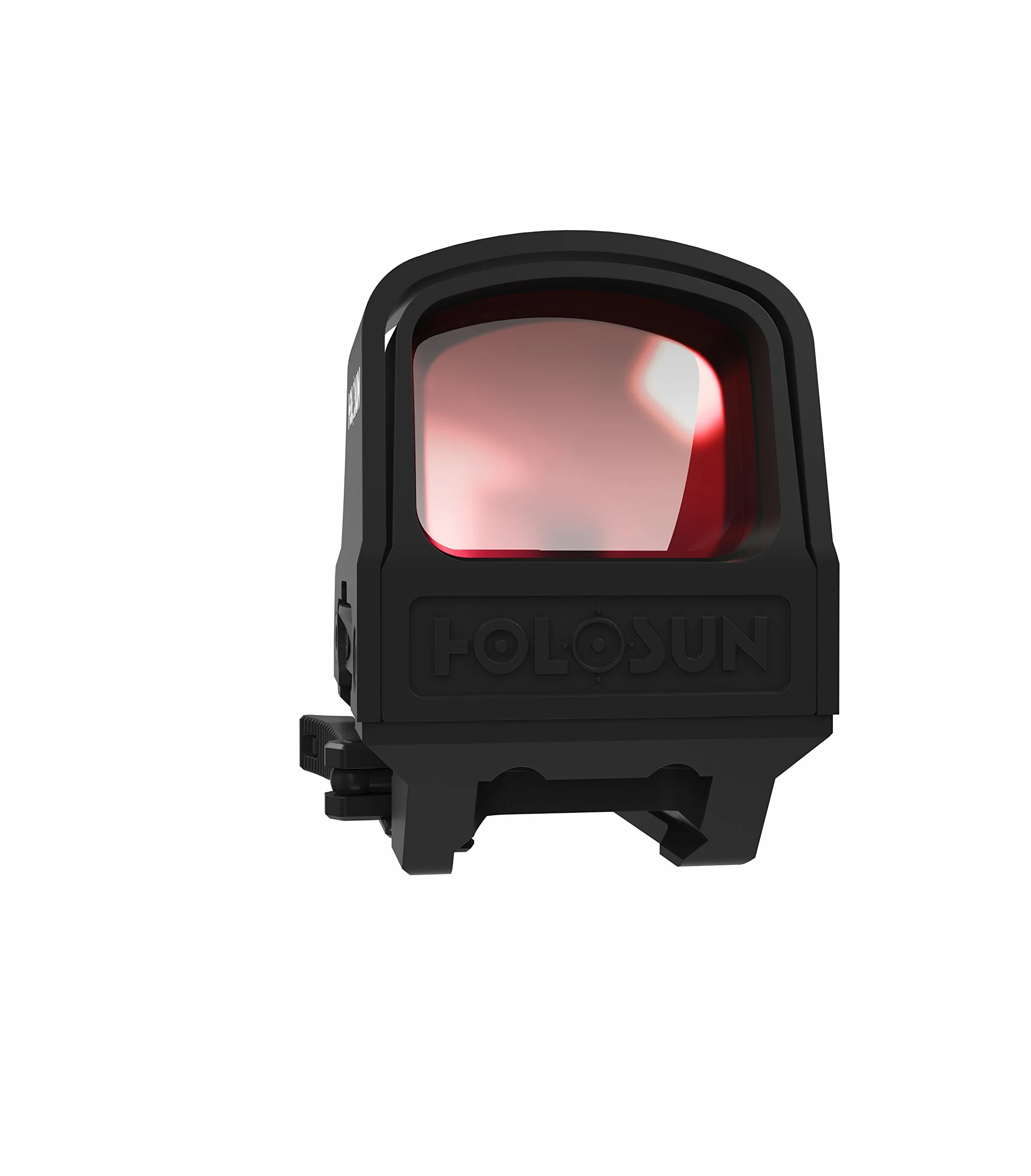 Holosun HS510C Offenes Reflex Rotpunktvisier, wechselbares 2MOA Red dot/65 MOA Ring Kreis Absehen, Solarzelle, Picatinny Schiene, für Jagd, Sportschießen, Softair, Open refl… - 70127430