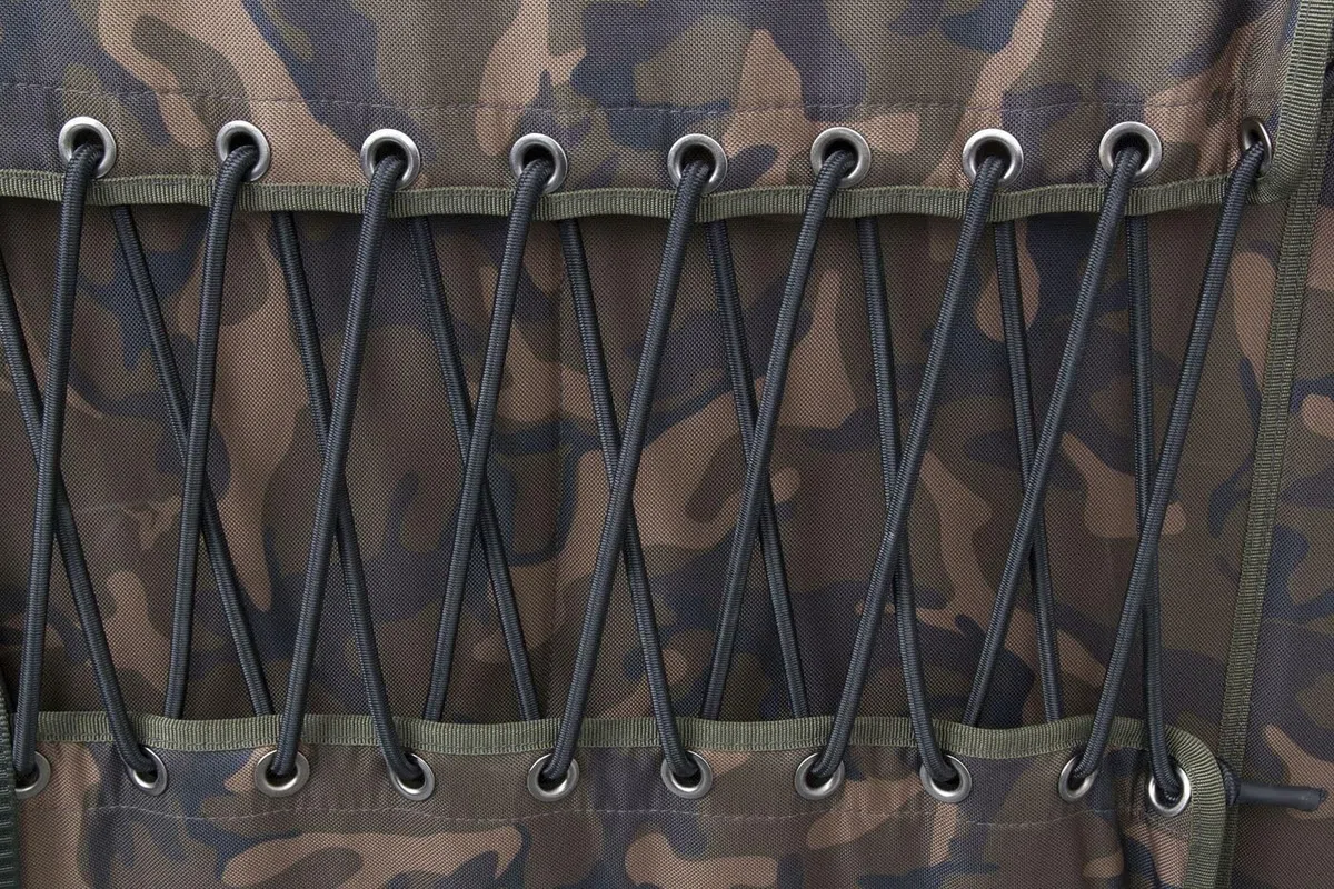 Fox Royale Camo Compact Bedchair 205x85cm Karpfenliege, Angelliege zum Karpfenangeln, Liege zum Nachtangeln