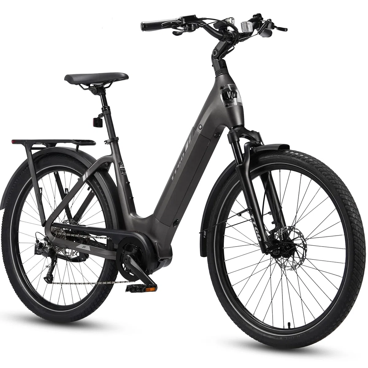 ttgo Z5 E-Bike 27,5 Zoll für Damen und Herren, 250W Pedelec Citybike E Bike mit 36V 18Ah Herausnehmbarem Akku, 100–130 km Reichweite, 25 km/h, LCD Display, Aluminiumrahmen