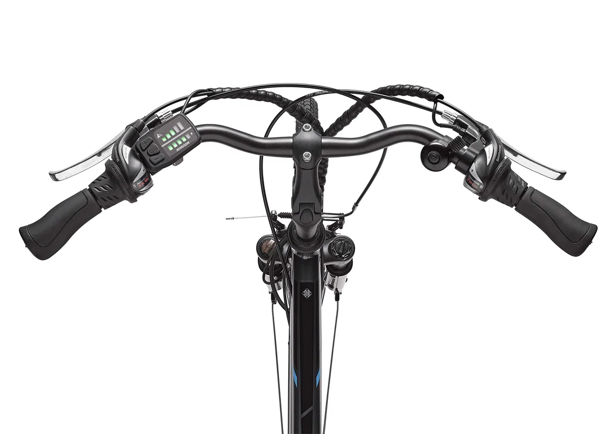 TELEFUNKEN E-Bike 28 Zoll für Damen & Herren | Trekking-Fahrrad mit 21-Gang Kettenschaltung | Elektrofahrrad mit 250W Hinterradmotor und Li-Ion-Akku | Pedelec mit V-Bremsen und LED-Beleuchtung