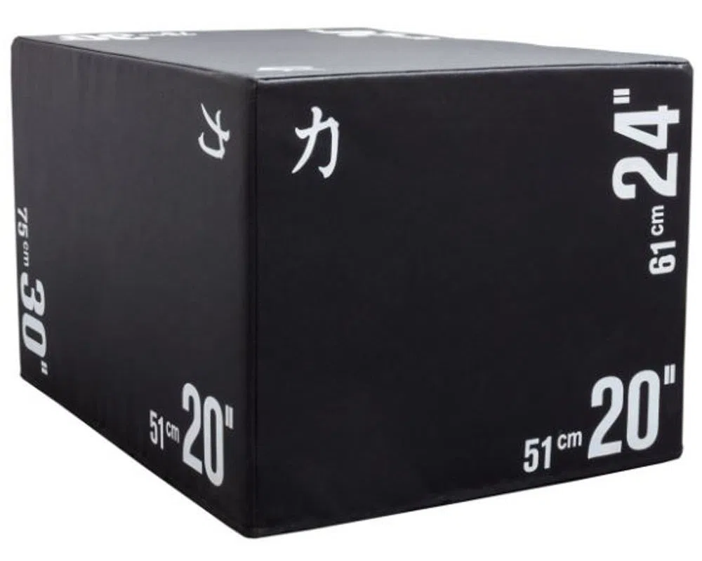 Strength Shop 3 in 1 Soft Plyo Box 75 x 61 x 51 cm - Plyometric Jump Sprungbox 20" x 24" x 30"