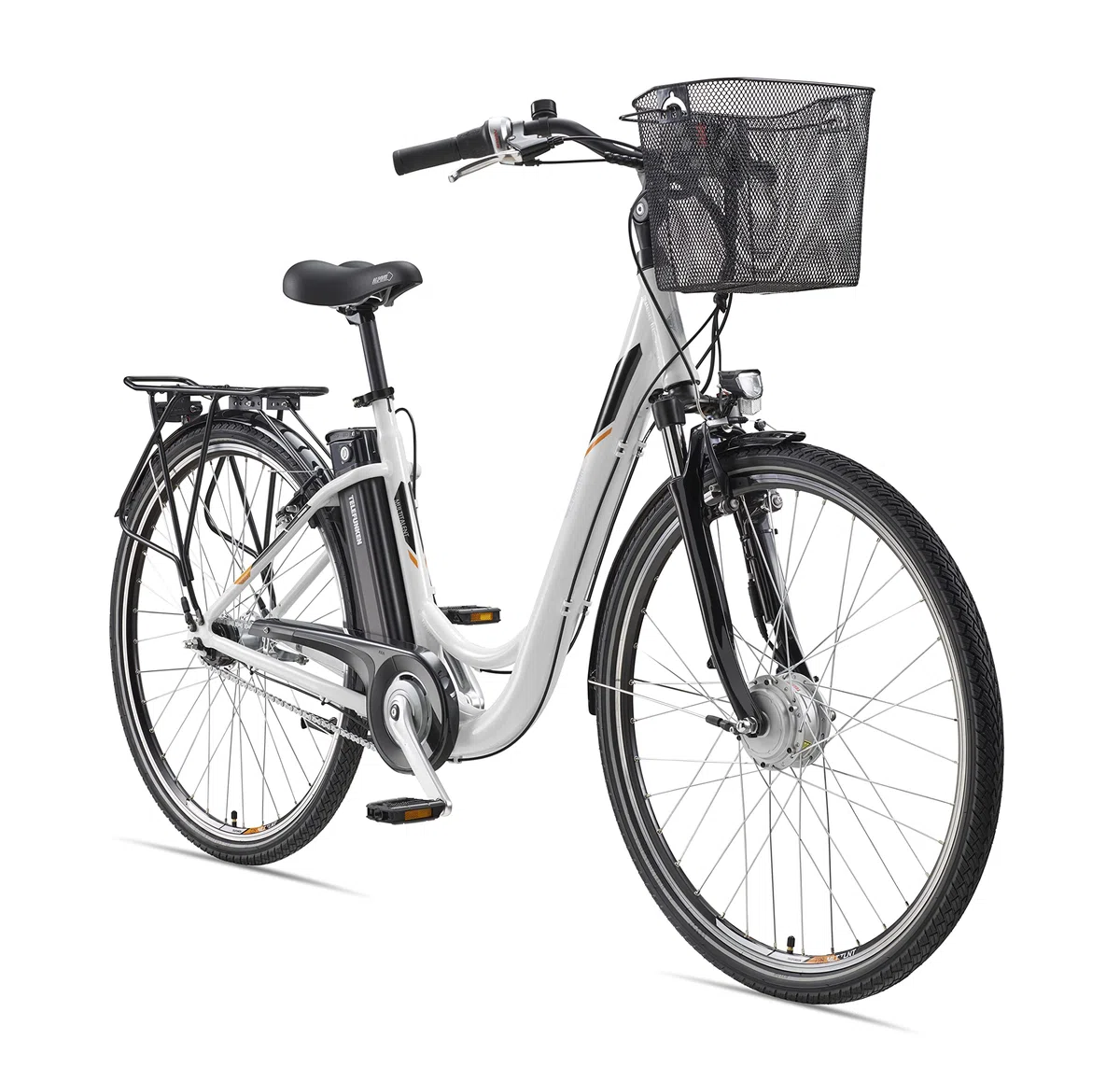 TELEFUNKEN E-Bike für Damen & Herren 28 Zoll | Elektrofahrrad E-Citybike | Frontmotor 250 W | City Pedelec | 36 V / 374,4 Wh Li-Ion Akku | 7-Gang Nabenschaltung + Rücktritt | Straßenzulassung | RC840