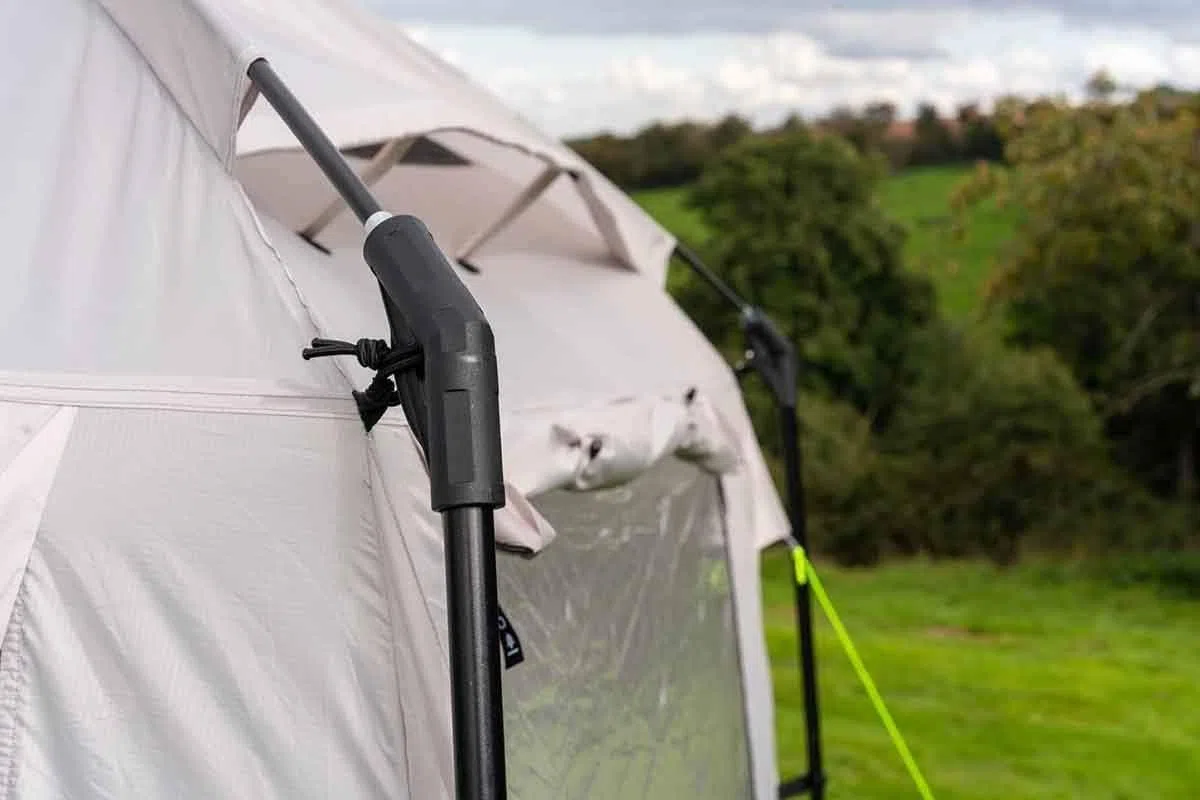 OLPRO Pod Küchen- und Nutzzelt, 2 x 2 m, Outdoor-Küchenzelt, 5000 mm H/H, wasserdicht, UV-Schutz, eingenähte Bodenplane, perfektes Camping-Zubehör für die Aufbewahrung