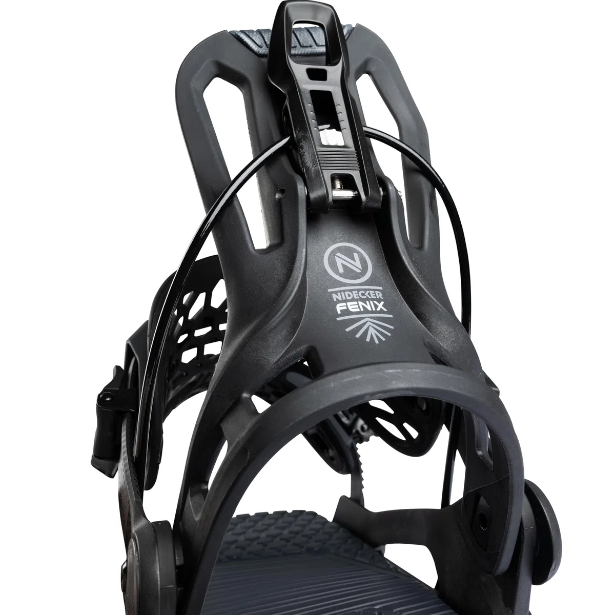 Nidecker Flow Fenix Snowboard Bindungen – Mid-Flex All-Mountain Bindung mit Asym UniBack & Eva Base