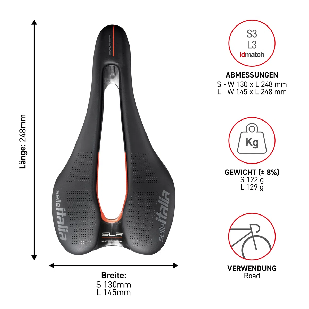 Selle Italia SLR Boost Kit Carbonio Superflow