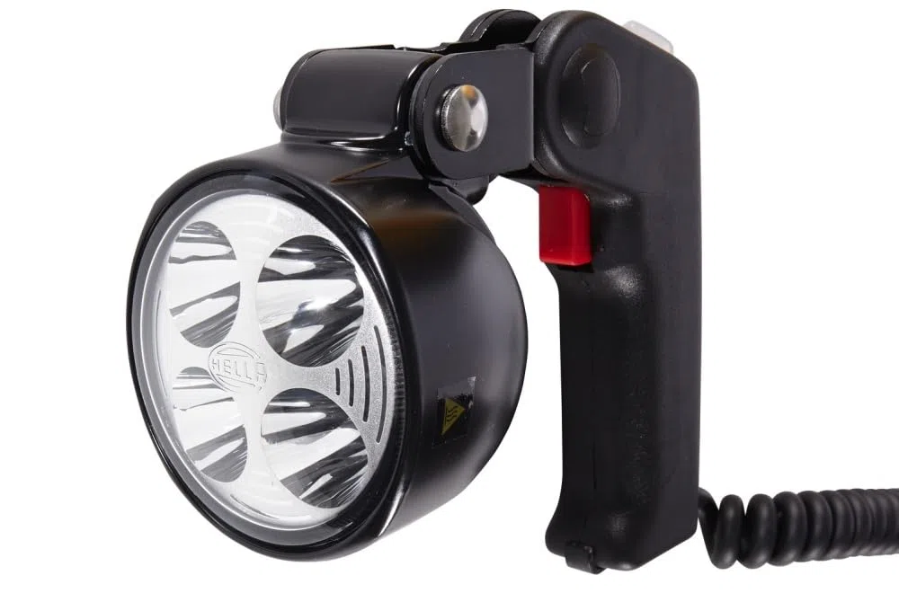 HELLA 1H0 996 376-491 LED-Suchscheinwerfer - Modul 70 Gen. III - 12/24V - Hand-Suchscheinwerfer - 800lm - Anbau - Kabel: 3500mm