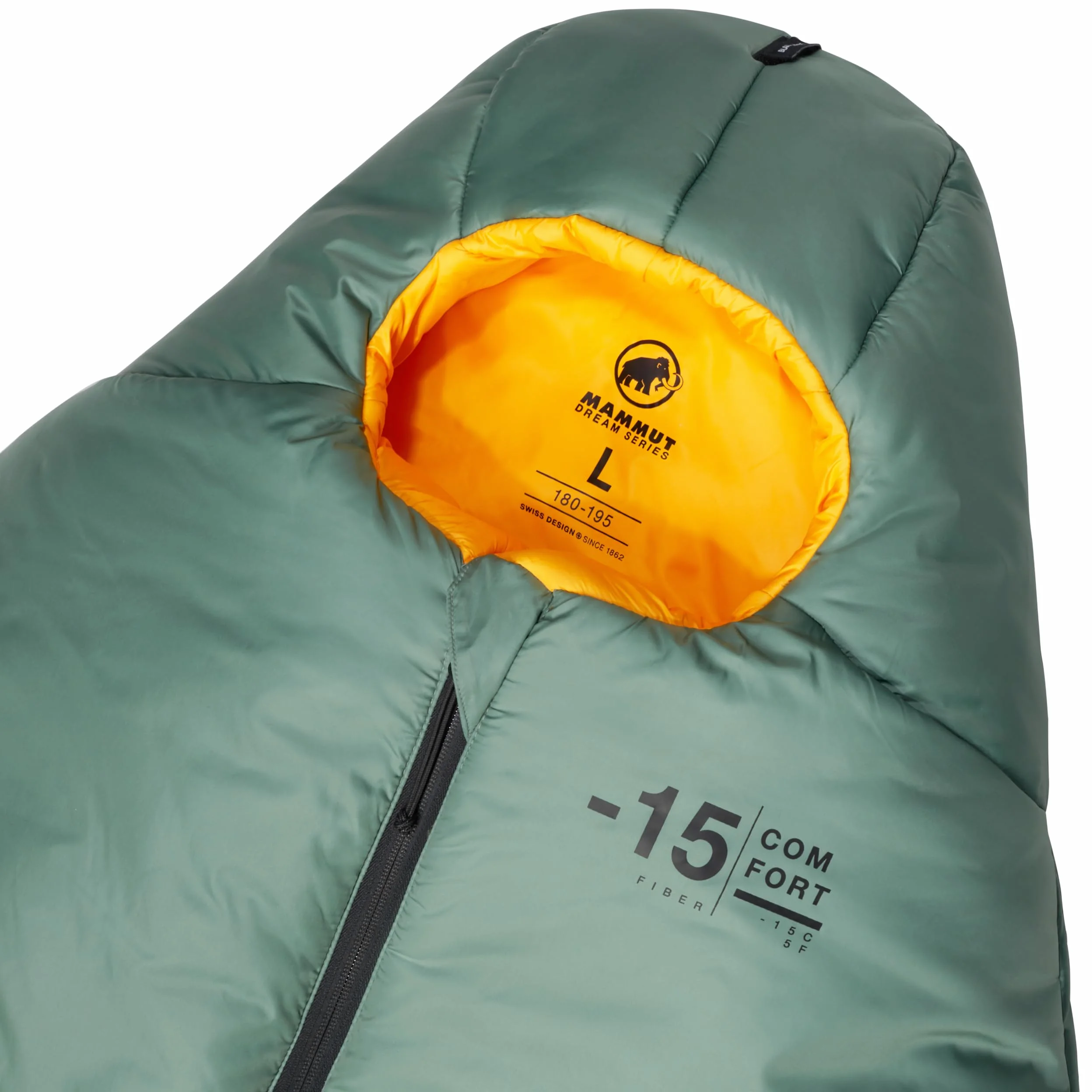Mammut Comfort Fiber Bag -15 °C, tiefes Zypressenmuster L