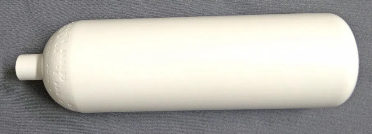 Stahlflasche/Tauchflasche 2 Liter 300 bar 100mm ohne Ventil