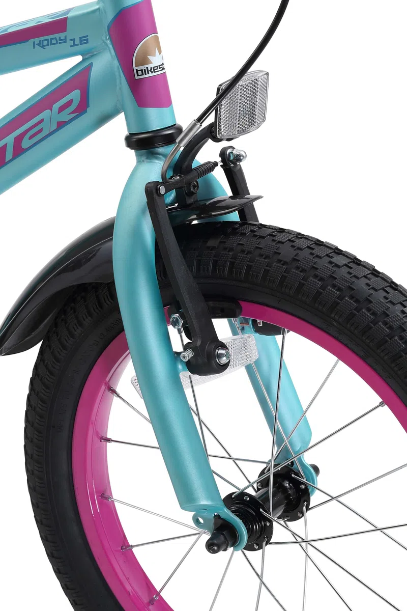 BIKESTAR Kinderfahrrad 16 Zoll für Mädchen und Jungen ab 4-5 Jahre | 16er Kinderrad Mountainbike | Fahrrad für Kinder | Risikofrei Testen