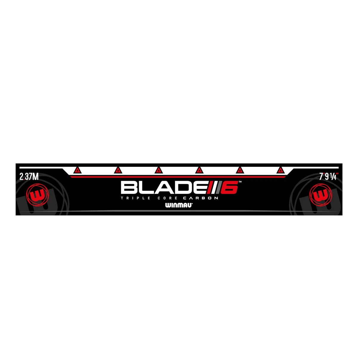 WINMAU Blade 6 Turnierdartscheibe Dartboard Surround Set inklusive Dartscheibe mit Winmau PDC Surround und Oche Linie Abstandslinie