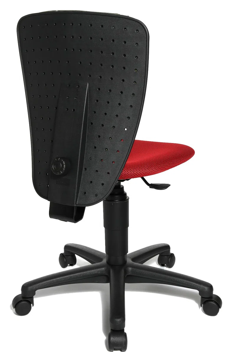 Topstar Nic 70570JD0 Soccer Drehstuhl, schwarz/rot, 39D x 43W x 94H cm