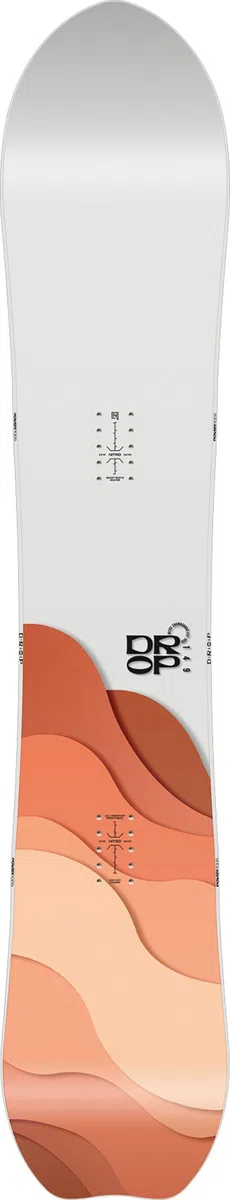 NITRO Snowboards Damen Drop Board ´24 All-Mountain Freeride Girls Powder Carving Board