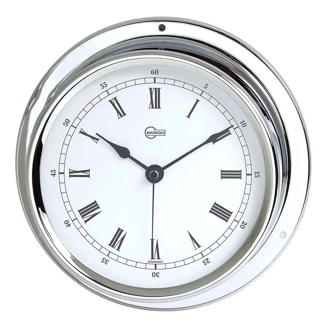 Barigo Regatta 684cr Schiffsuhr Chrom römisch 120mm