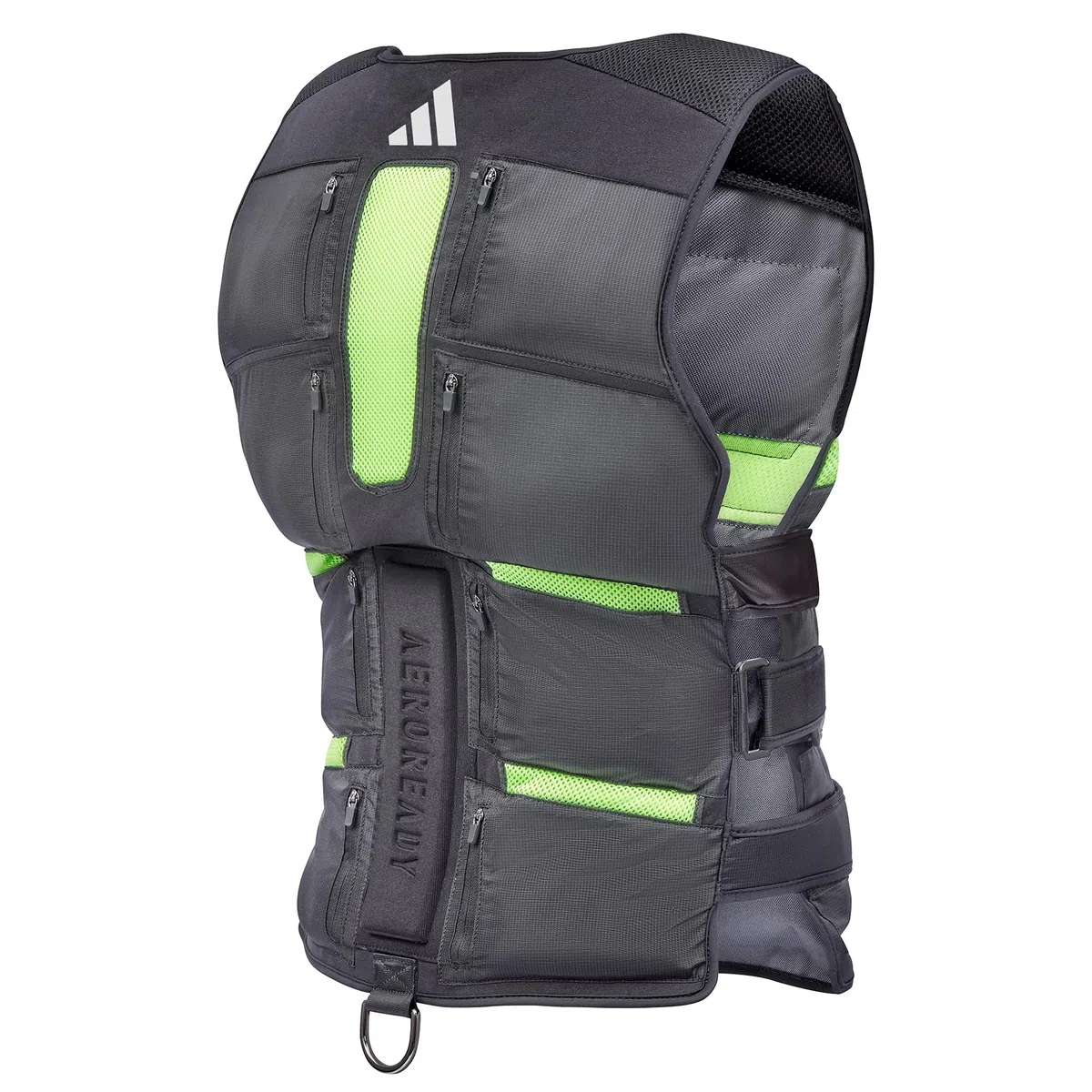 adidas Gewichtsweste bis 10kg - individuelles Gewicht in 1kg Schritten - Aeroready Technologie für Fitness- und Ausdauertraining