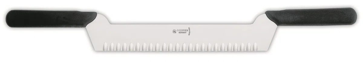 Johannes Giesser Messerfabrik Käsemesser Kullenshliff Doppelgriff, Grau, 30 m, 1012193910