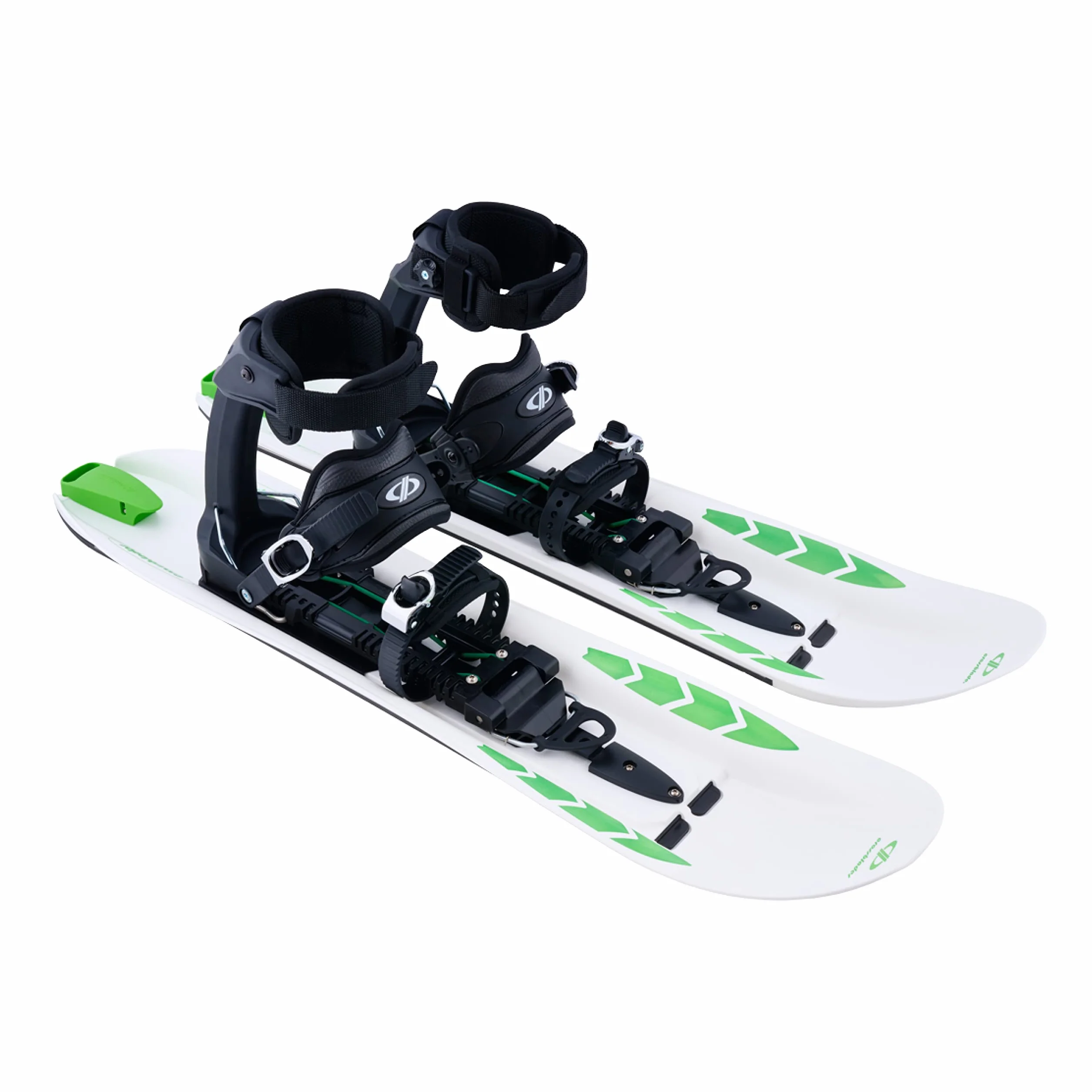 Softboot Schneeschuhe Weiß 36-46 I 3in1 Schneeschuh zum Steigen, Fahren, Gleiten I Weltneuheit-Schneeschuhe zum Skifahren mit Wanderschuh